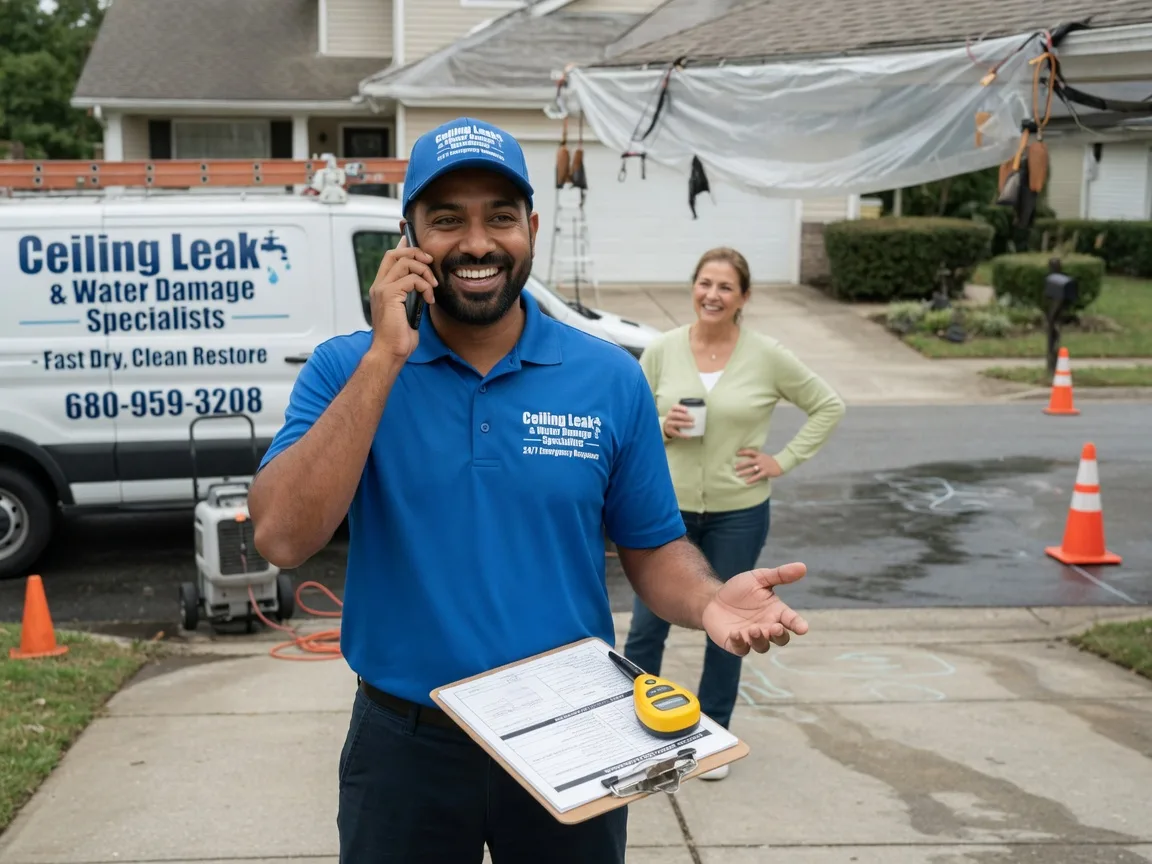 Ceiling Leak Cleanup Whiting, IN FAQs